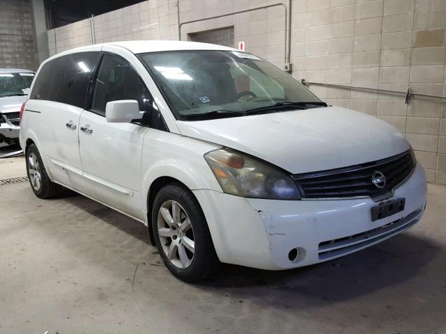 5N1BV28U17N104440 - 2007 NISSAN QUEST S WHITE photo 1