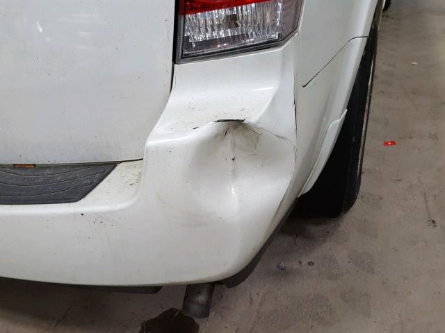 5N1BV28U17N104440 - 2007 NISSAN QUEST S WHITE photo 9