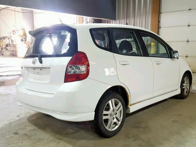 JHMGD38697S027224 - 2007 HONDA FIT S 白色 照片 4