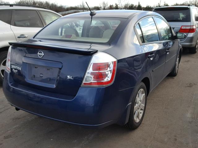 3N1AB61E58L737739 - 2008 NISSAN SENTRA 2.0 BLUE photo 4