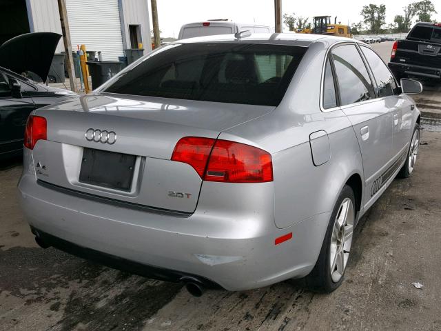 WAUAF78E16A290034 - 2006 AUDI A4 2 SILVER photo 4