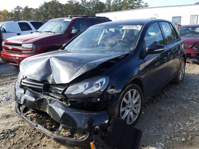 WVWNM7AJ9AW264181 - 2010 VOLKSWAGEN GOLF 黑色 照片 2