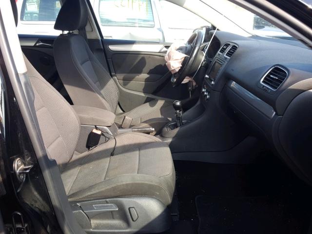 WVWNM7AJ9AW264181 - 2010 VOLKSWAGEN GOLF 黑色 照片 5
