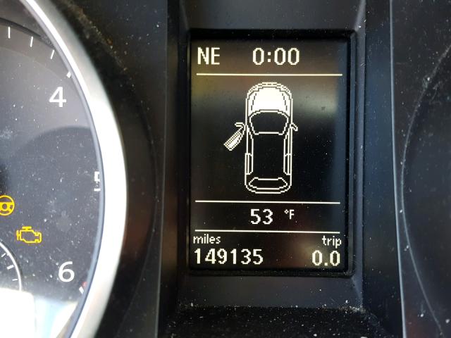 WVWNM7AJ9AW264181 - 2010 VOLKSWAGEN GOLF 黑色 照片 8