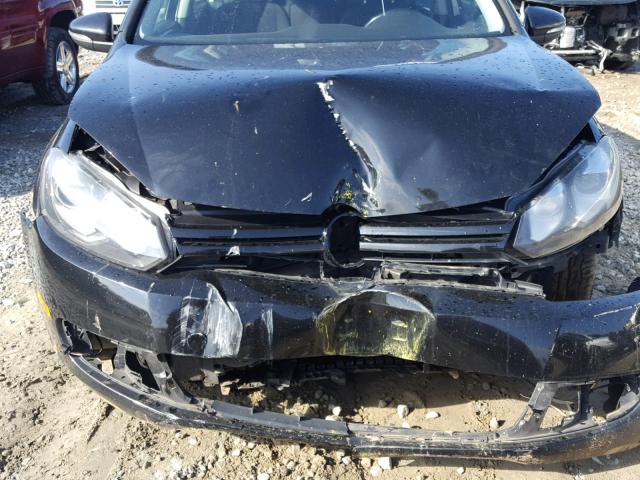 WVWNM7AJ9AW264181 - 2010 VOLKSWAGEN GOLF 黑色 照片 9