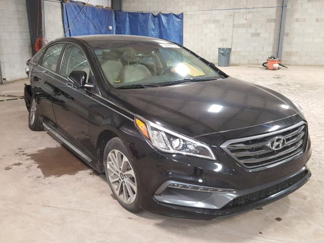 5NPE34AF3HH449632 - 2017 HYUNDAI SONATA SPO BLACK photo 1