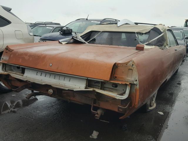 CE27H9C213368 - 1969 CHRYSLER NEWPORT ORANGE photo 4