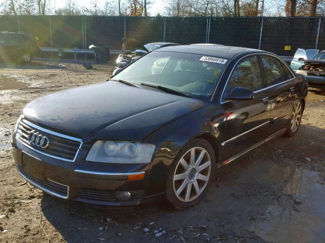 WAULL44EX5N003965 - 2005 AUDI A8 4.2 QUA BLACK photo 2