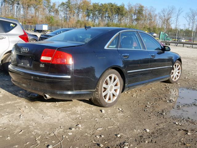 WAULL44EX5N003965 - 2005 AUDI A8 4.2 QUA BLACK photo 4