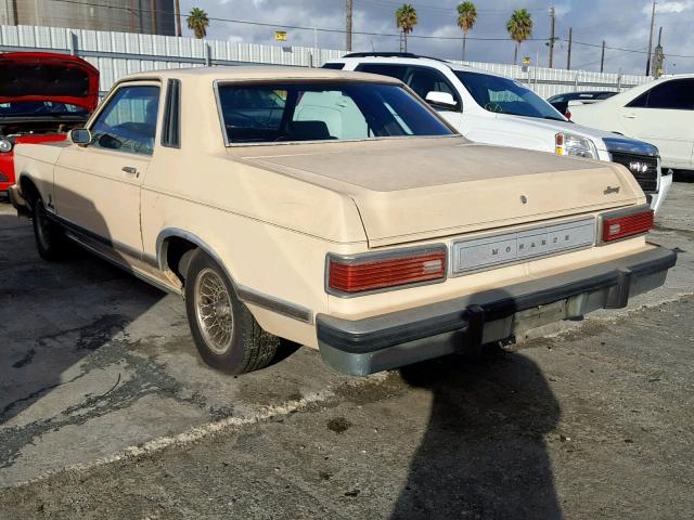 9W33F634189 - 1979 MERCURY MONARCH CREAM photo 3