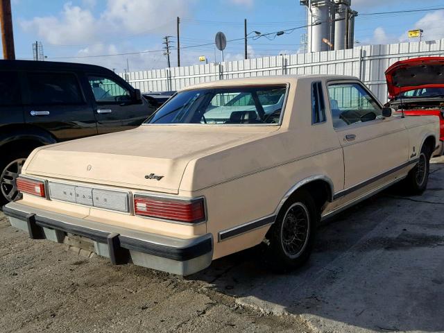 9W33F634189 - 1979 MERCURY MONARCH CREAM photo 4