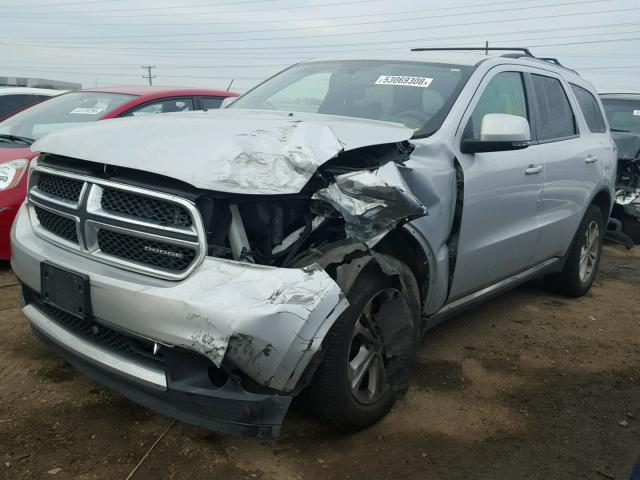 1D4RD4GG3BC729975 - 2011 DODGE DURANGO CR SILVER photo 2