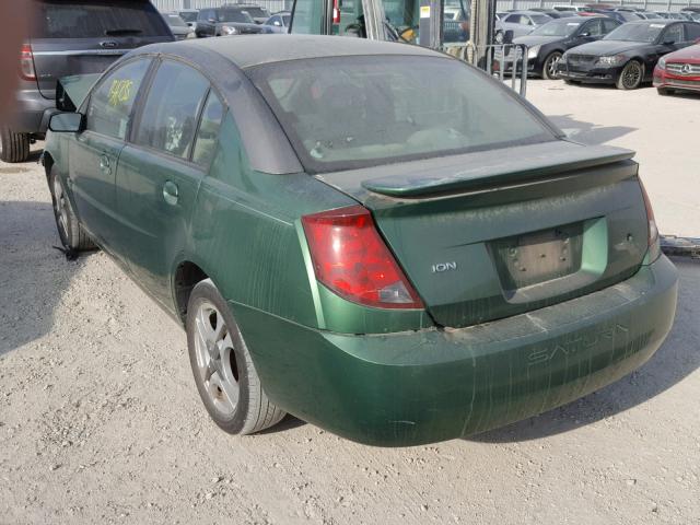 1G8AK52F54Z111474 - 2004 SATURN ION LEVEL GREEN photo 3