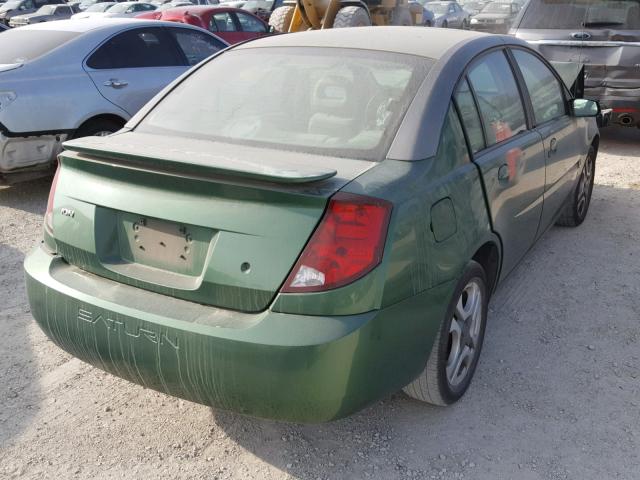 1G8AK52F54Z111474 - 2004 SATURN ION LEVEL GREEN photo 4