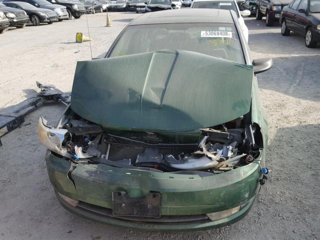 1G8AK52F54Z111474 - 2004 SATURN ION LEVEL GREEN photo 9