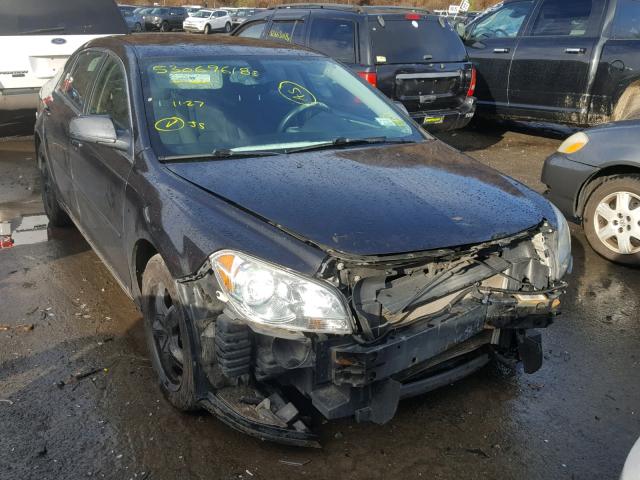 1G1ZH57B294206374 - 2009 CHEVROLET MALIBU 1LT BLACK photo 1