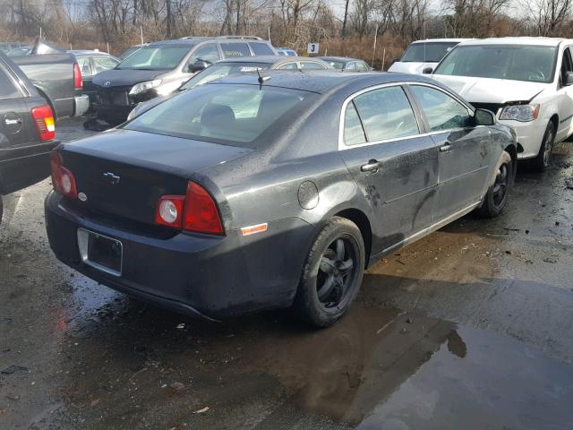 1G1ZH57B294206374 - 2009 CHEVROLET MALIBU 1LT BLACK photo 4