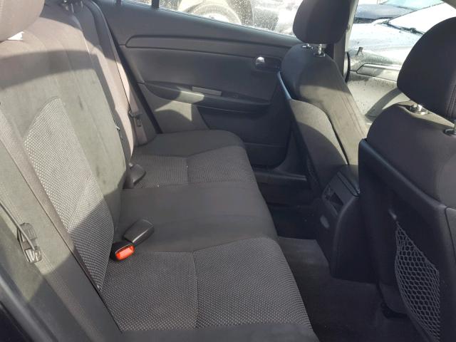 1G1ZH57B294206374 - 2009 CHEVROLET MALIBU 1LT BLACK photo 6