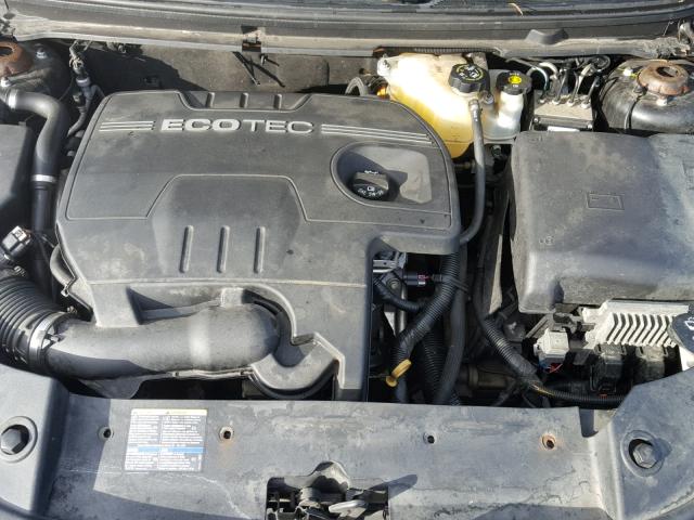 1G1ZH57B294206374 - 2009 CHEVROLET MALIBU 1LT BLACK photo 7