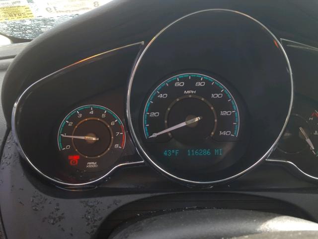 1G1ZH57B294206374 - 2009 CHEVROLET MALIBU 1LT BLACK photo 8