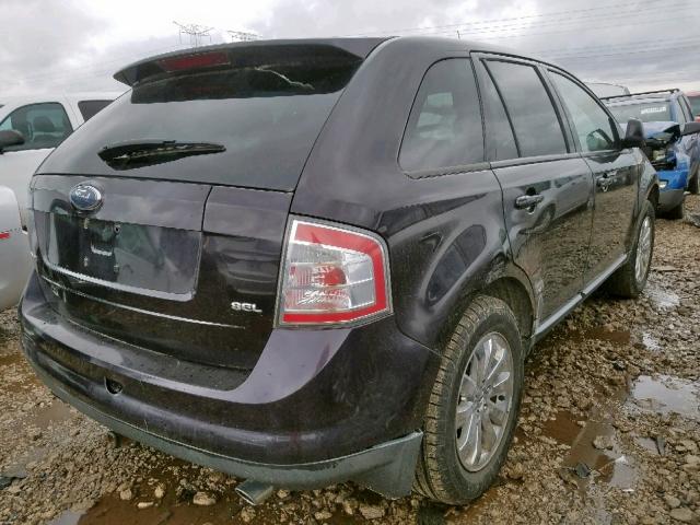 2FMDK38C27BA99176 - 2007 FORD EDGE SEL PURPLE photo 4