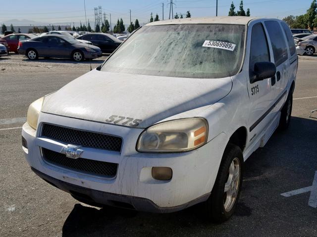 1GBDV13W67D170055 - 2007 CHEVROLET UPLANDER I WHITE photo 2