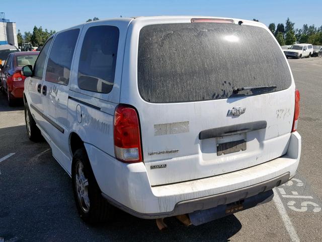 1GBDV13W67D170055 - 2007 CHEVROLET UPLANDER I WHITE photo 3