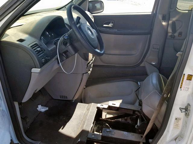 1GBDV13W67D170055 - 2007 CHEVROLET UPLANDER I WHITE photo 9