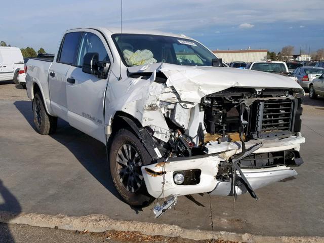 1N6AA1E58JN512330 - 2018 NISSAN TITAN SV WHITE photo 1