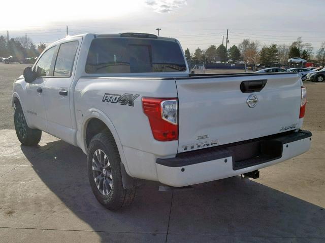 1N6AA1E58JN512330 - 2018 NISSAN TITAN SV WHITE photo 3