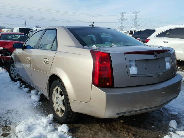 1G6DP577860162337 - 2006 CADILLAC CTS HI FEA GOLD photo 3