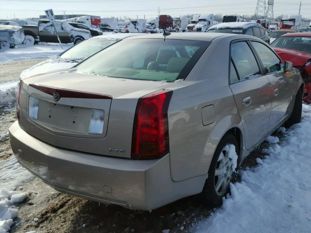 1G6DP577860162337 - 2006 CADILLAC CTS HI FEA GOLD photo 4