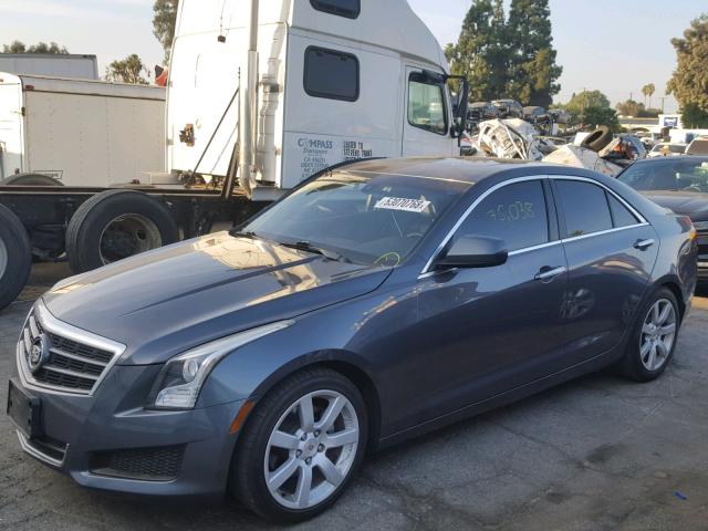 1G6AA5RA9D0123265 - 2013 CADILLAC ATS GRAY photo 2