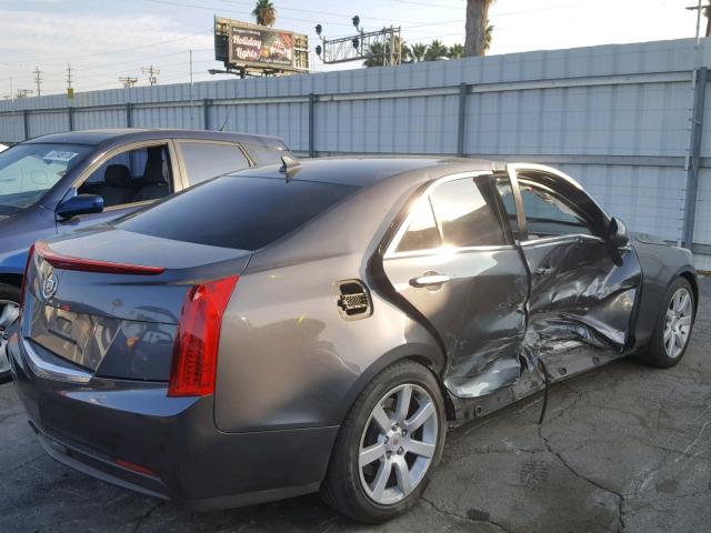 1G6AA5RA9D0123265 - 2013 CADILLAC ATS GRAY photo 4