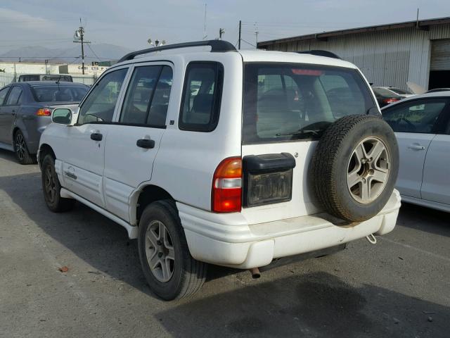 2CNBE634036907740 - 2003 CHEVROLET TRACKER LT WHITE photo 3