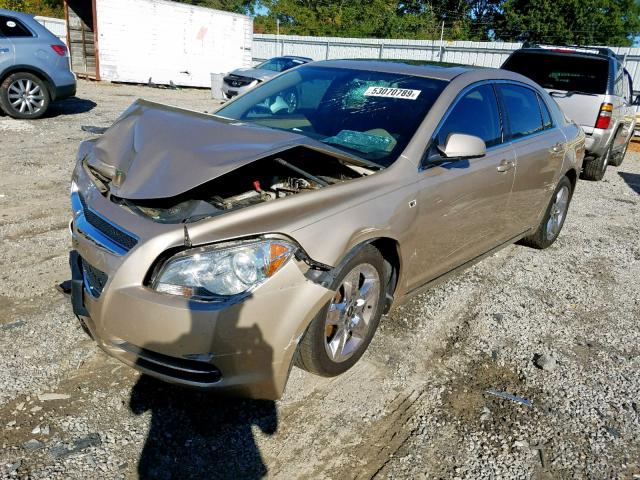 1G1ZH57B28F250233 - 2008 CHEVROLET MALIBU 1LT 棕色 照片 2