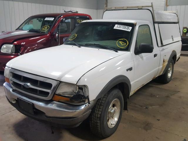 1FTYR10V3YPB68017 - 2000 FORD RANGER WHITE photo 2