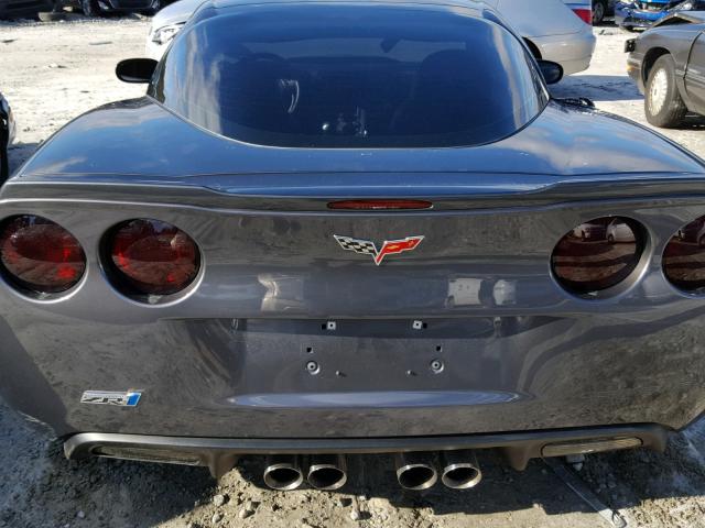 1G1YN2DT3A5801099 - 2010 CHEVROLET CORVETTE Z GRAY photo 6