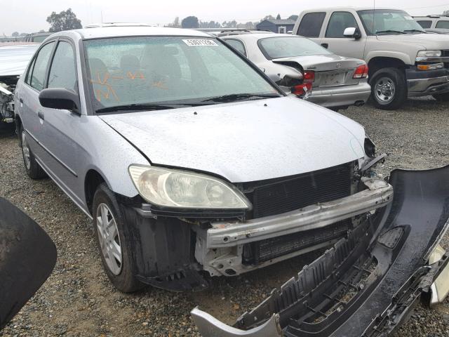 2HGES16384H620234 - 2004 HONDA CIVIC DX V SILVER photo 1