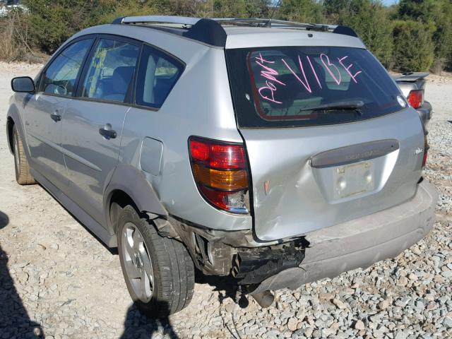 5Y2SL62834Z467551 - 2004 PONTIAC VIBE SILVER photo 3