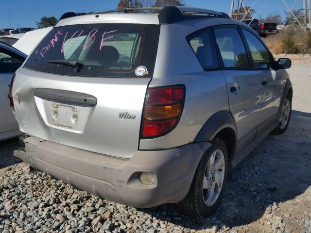 5Y2SL62834Z467551 - 2004 PONTIAC VIBE SILVER photo 4