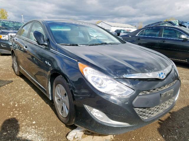 KMHEC4A43FA121724 - 2015 HYUNDAI SONATA HYB BLACK photo 1