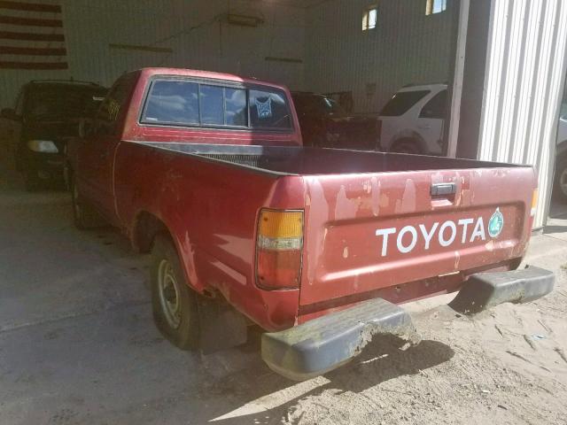 JT4RN81R2L5083555 - 1990 TOYOTA PICKUP 1/2 RED photo 3