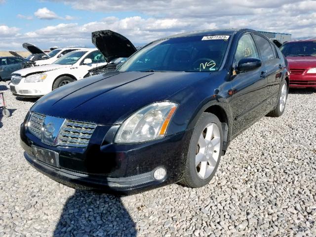 1N4BA41EX4C867861 - 2004 NISSAN MAXIMA SE BLACK photo 2