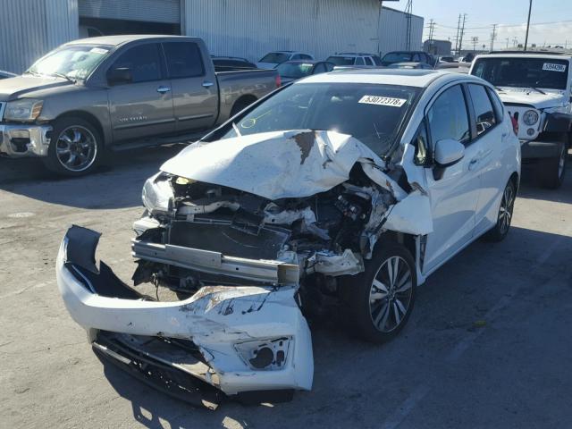 3HGGK5H75HM711775 - 2017 HONDA FIT EX WHITE photo 2