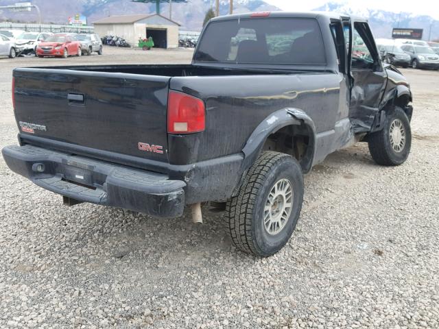 1GTCT19W118232515 - 2001 GMC SONOMA BLACK photo 4