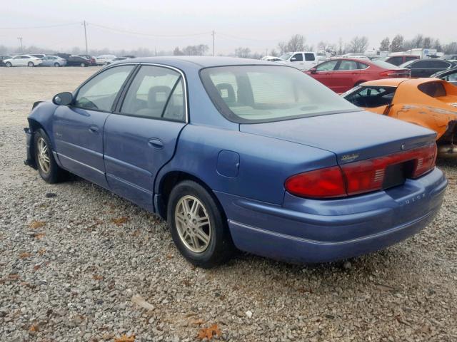 2G4WB52K1X1545876 - 1999 BUICK REGAL LS BLUE photo 3