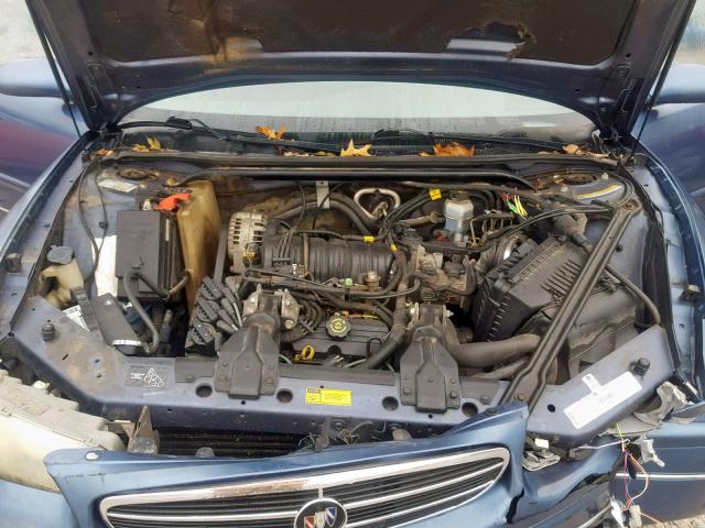 2G4WB52K1X1545876 - 1999 BUICK REGAL LS BLUE photo 7