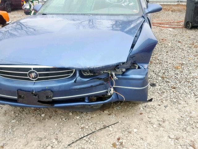 2G4WB52K1X1545876 - 1999 BUICK REGAL LS BLUE photo 9