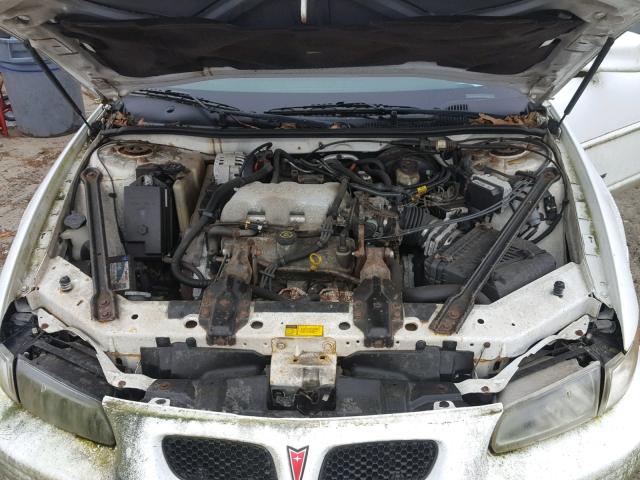 1G2WK52J61F112389 - 2001 PONTIAC GRAND PRIX WHITE photo 7